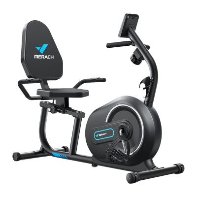 Ležérny cvičebný bicykel MERACH MR-S08B1-EU (čierny)