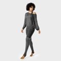 Dámske Tričko Batwing Top Black Marl - SQUATWOLF