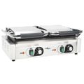 vidaXL Panini gril s dvojitým drážkovaním 3600 W 57x30,5x20 cm