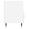 vidaXL TV skrinka biela 80x36x50 cm spracované drevo