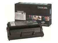 Vysoká výťažnosť - čierna - originálna - kazeta s farbivom LCCP, LRP - pre Lexmark E320, E322, E322n, E322tn