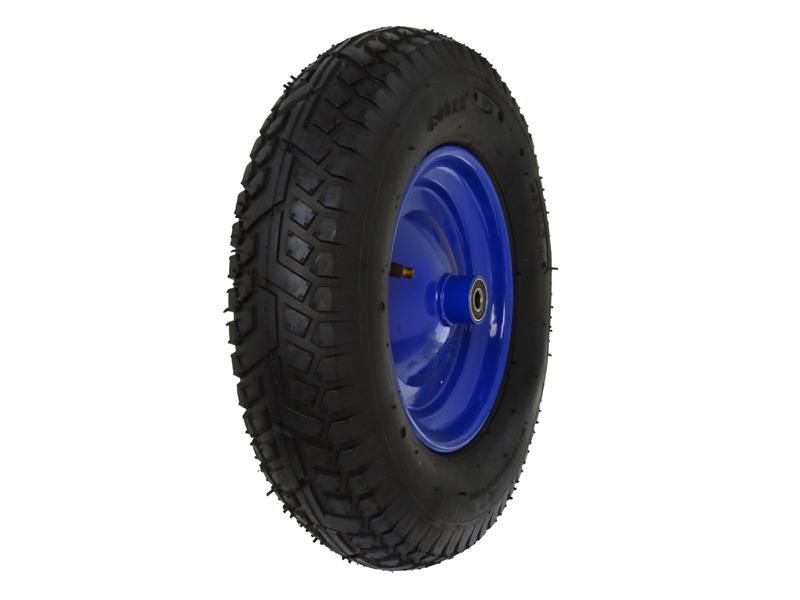 Gumové koleso na vozík modré, 390x97 mm GEKO