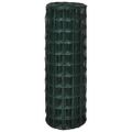 vidaXL Euro plot, oceľ 25x1,0 m, zelený