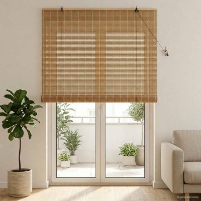 vidaXL Roleta Príroda 130 x 220 cm Bambus