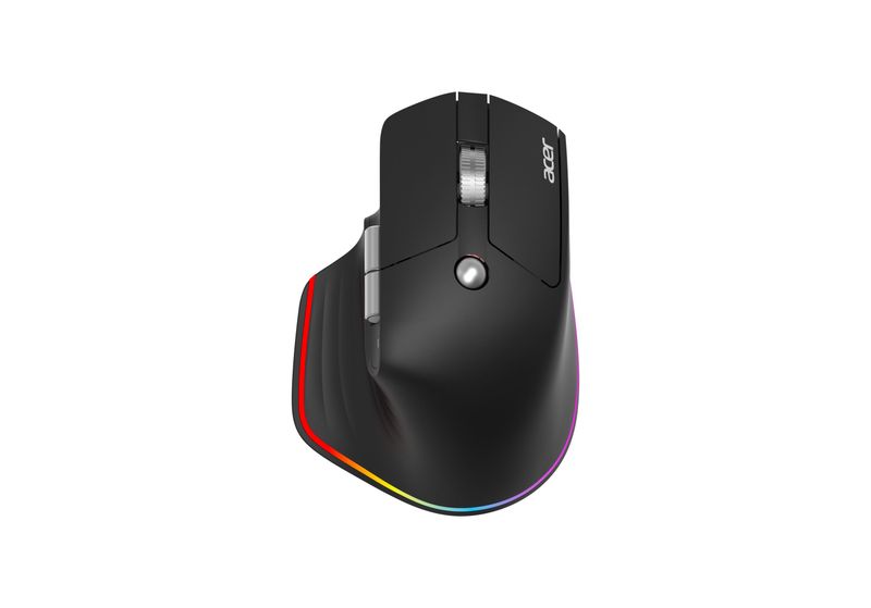 Acer Easy Fit/Ergonomická/Optická/Pre pravákov/4 000 DPI/USB+BT/Čierna