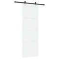vidaXL Posuvné dvere ORKDAL 83 x 232 cm Borovicový masív Biela