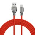 Kábel Forever Tornado USB - USB-C 1,0 m 3A červený