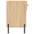 vidaXL Lavička na topánky, dub sonoma 102x35x55 cm, kompozitné drevo