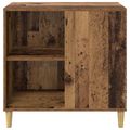 vidaXL Mačka Dom Staré drevo 72 x 42,5 x 70 cm Kompozitné drevo