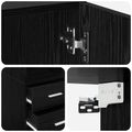 vidaXL Úložný kabinet so policami Čierny dub 70 x 42,5 x 225 cm