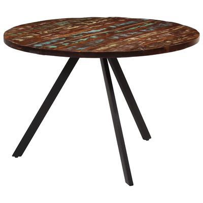 vidaXL Jedálenský stôl 110x75 cm recyklované masívne drevo