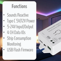 ATHOM LS6P ESP32 WLED ovládač