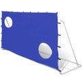 vidaXL Futbalová bránka s plachtou, oceľ 240x92x150 cm, vysokokvalitná