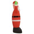 vidaXL Nafukovací vianočný Santa Claus s LED 1000 cm