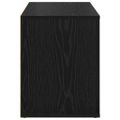 vidaXL Regál na topánky 75 x 35 x 45 cm Kompozitné drevo Čierny dub