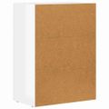 vidaXL Servírovacia skriňa ELST Vysoký lesk bielej 59 x 35 x 80.5 cm