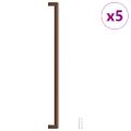 vidaXL Rukoväte na skrinku 5 ks bronzové 480 mm nehrdzavejúca oceľ