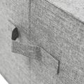 vidaXL Úložné boxy 2 ks látkové 50x30x25 cm sivé
