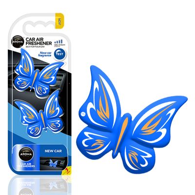 Osviežovače vzduchu AROMA FANCY SHAPES BUTTERFLY New Car