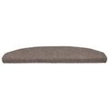 vidaXL Samolepiace schodové rohože 15 ks 80 x 24,5 x 3,5 cm Kávová