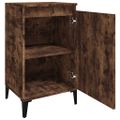 vidaXL Nočné stolíky 2 ks dymový dub 40x35x70 cm spracované drevo