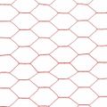 vidaXL Drôtené pletivo, oceľ potiahnutá PVC 25x1,5 m, červené