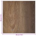vidaXL Samo-lepiace podlahové dosky Hnedá 30,5 x 30,5 cm 20 ks PVC