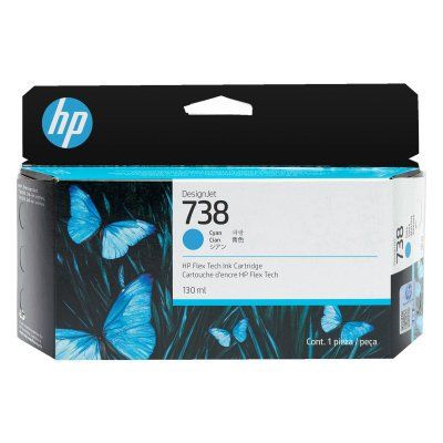 KAZETA HP 498N5A Azúrová No.738  (130 ml)