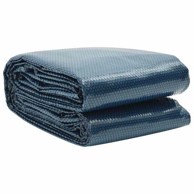 vidaXL Plávajúca solárna bazénová fólia z PE 600x400 cm čierna a modrá