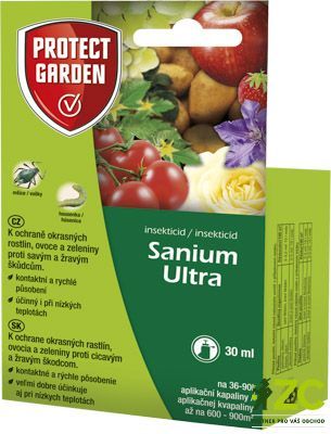 Prípravok proti škôdciam Sanium Ultra 30 ml - okrasné rastliny, ovocie a zelenina