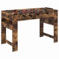 vidaXL Stolný futbal Údený Dub 125 x 60,5 x 80 cm Kompozitné drevo