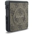 Guess HC Magnetic 4G PU CLASSIC puzdro pre Samsung Galaxy Z Flip 8 hnedé