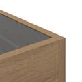 vidaXL Konferenčný stolík dub artisan 50 x 50 x 30 cm