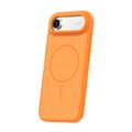 Puzdro Frame Thin Mag pre iPhone 17 Air 6,6" oranžové