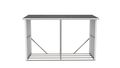 Prístrešok na drevo G21 WOH 682 - 302 x 119 cm, antracitový