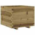 vidaXL Záhradný kvetináč 60x60x49,5 cm impregnovaná borovica