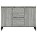 vidaXL Komoda sivý dub sonoma 102x35x70 cm spracované drevo