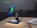 INDUKČNÁ NABÍJAČKA 5V1 MAGNETICKÁ BEZDRÔTOVÁ 15W ČIERNA