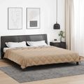 vidaXL Letná prikrývka 220 x 200 cm Leto 200 gsm Sivohnedá