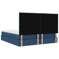 vidaXL Postel s úložným prostorem a matrací Modrá 180 x 200 cm látka