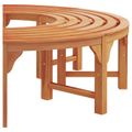vidaXL Stromová lavička 4 -Seater 160 x 80 x 45cm Prírodná