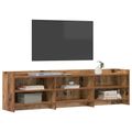 vidaXL TV skrinka 168 x 33 x 47 cm Staré drevo Kompozitné drevo