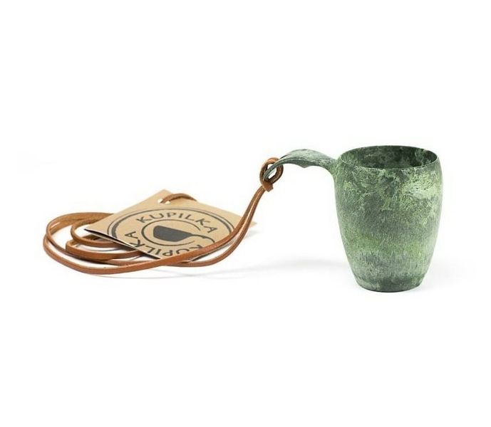 30050052 Kupilka 5 Shot cup Green -  malý zelený pohárik/poldecák