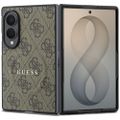 Puzdro Guess HC Magnetic 4G PU CLASSIC pre Samsung Galaxy Z Fold 8 hnedé