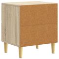 vidaXL Nočný stolík 2 ks Dub sonoma 43 x 34,5 x 48 cm Kompozitné drevo