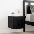 vidaXL TV nástenná skriňa 30,5 x 35 x 30 cm Čierny dub