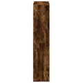 vidaXL Rozdeľovacia knižnica dymový dub 69,5x29x137,5 cm kompoz. drevo