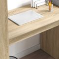 vidaXL Stôl Sonoma dub Kompozitné drevo 113 x 54 x 120 cm