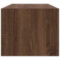 vidaXL TV skrinka, hnedý dub 80x31x25,5 cm spracované drevo
