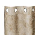 vidaXL Sametové závesy 2 ks Krémová 260 x 140 cm Zamat
